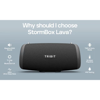 [ประกันศูนย์ไทย] Tribit Stormbox Lava 80วัตต์ IP67 ลำโพงบลูทูธ Bluetooth 5.4 speaker