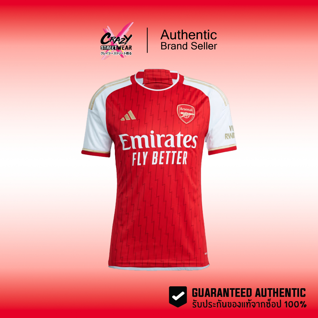 เสื้อฟุตบอลชุดเหย้า Adidas Arsenal 23/24 ของแท้ 100% ( HR6929 ) ลิขสิทธิ์แท้ Adidas เสื้อบอล