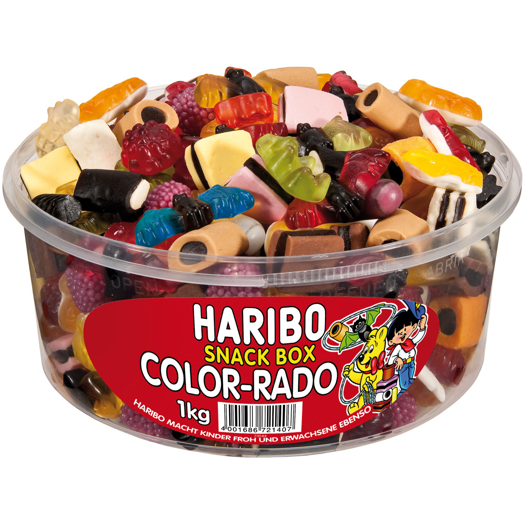 เยลลี่ฮาริโบ haribo color rodo 1 กล่อง ขนาดแบ่งขาย สินค้านำเข้า บรรจุซองใส พร้อมส่ง มีบริการปลายทาง