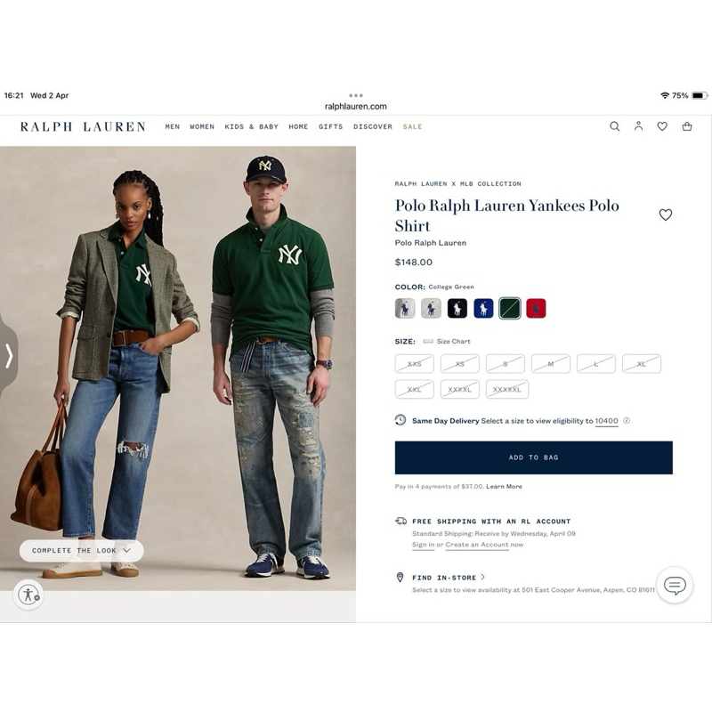 do** เสื้อคอโปโล Polo Ralph Lauren Yankees Polo Shirt มี 4 สี สินค้าใหม่ ของแท้