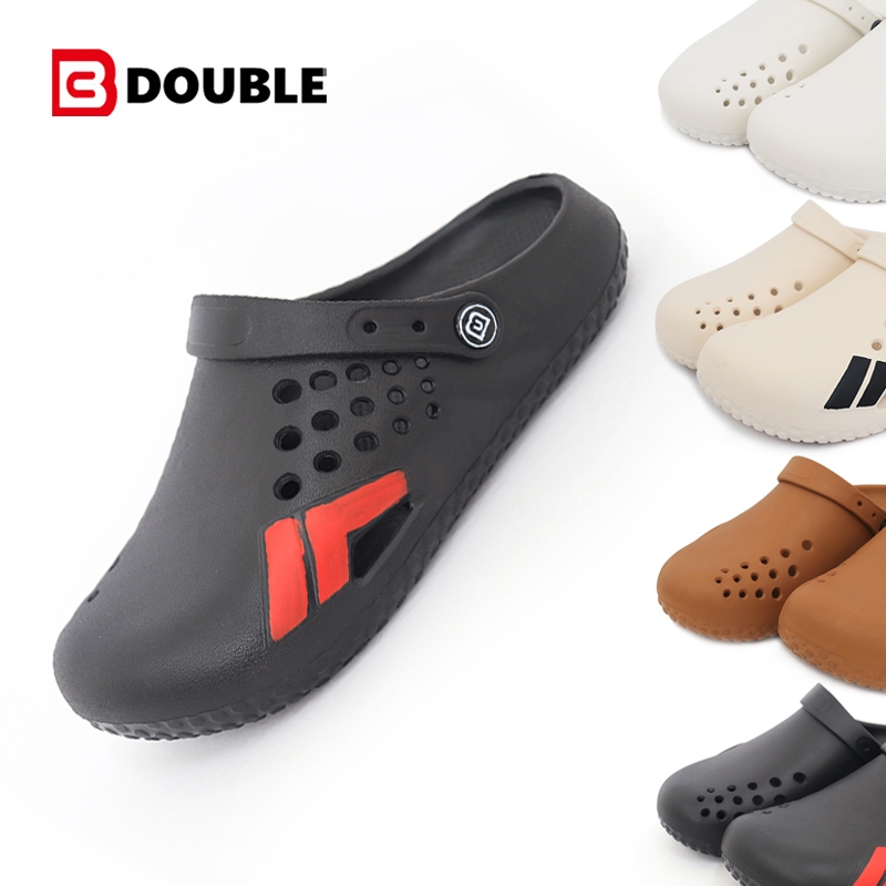 [New arrivals] BB DOUBLE รองเท้าสลิปออน กันน้ำ พื้นนิ่ม ใส่ได้ทั้งผู้ชายและผู้หญิง รุ่น TE3160