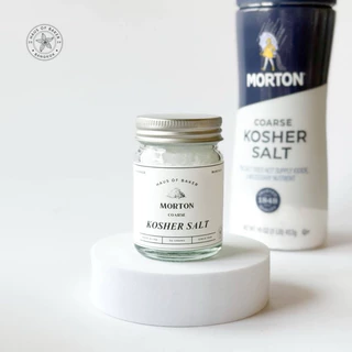 Kosher Salt [MORTON] แบ่งขาย 50g เกลือโคเชอร์ สำหรับทำอาหาร สเต็ก ขนมหวาน