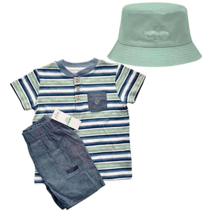 ชุดเด็กผู้ชาย เซ็ต 3 ชิ้น Size 100-140 (พร้อมส่ง)