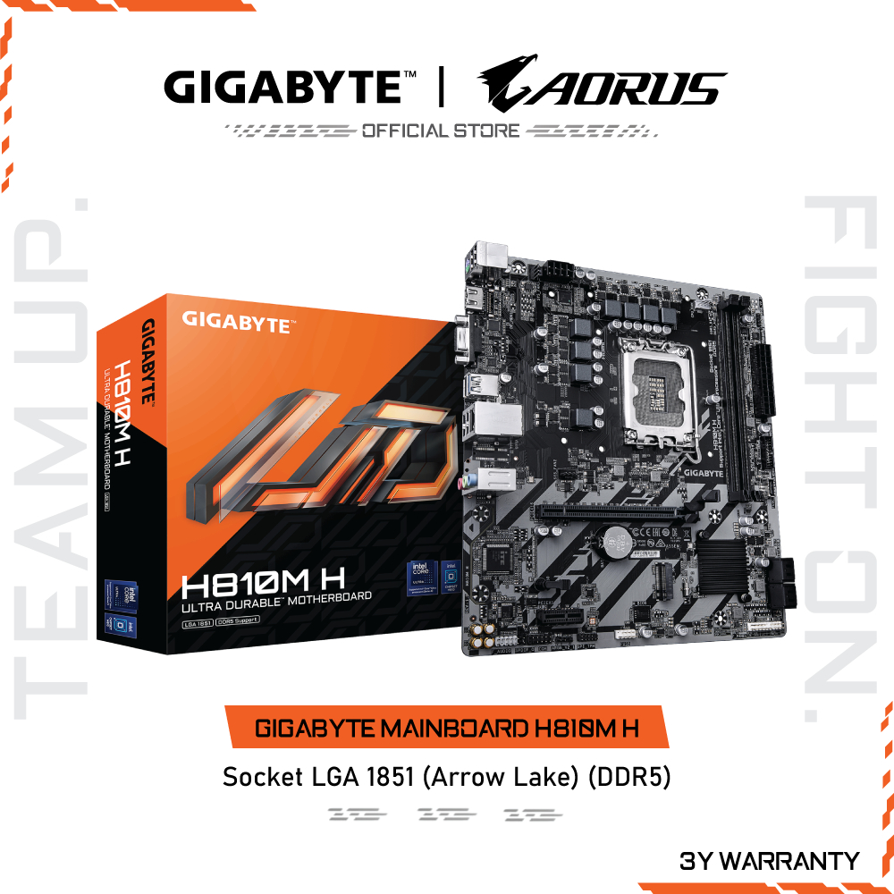 GIGABYTE MAINBOARD H810M H เมนบอร์ด H810M H-REV1.0