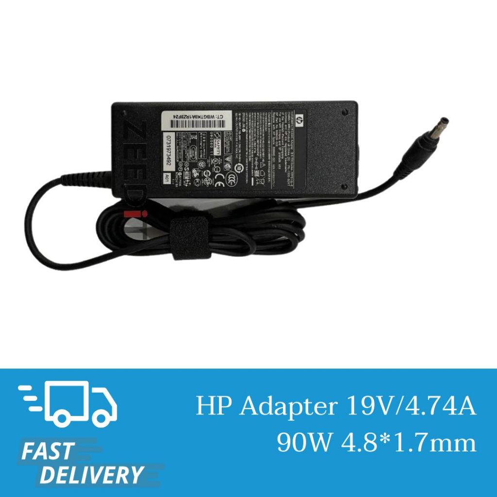 HP Adapter 19V/4.74A 90W 4.8*1.7mm (hp007 oem)