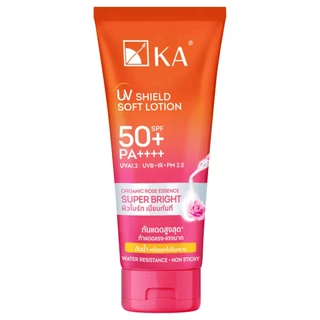 KA UV Shield Soft Lotion SPF 50+ PA++++ สูตร Super Bright เคเอ ยูวี ชิลด์ ซอฟท์ โลชั่น เอสพีเอฟ 50+ พีเอ++++