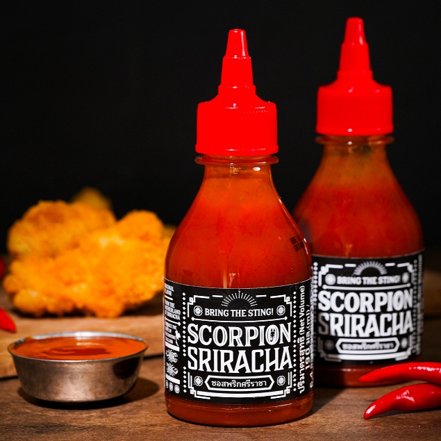Scorpion Sriracha Sauce 190ml ซอสพริกศรีราชา ตรา สกอร์เปี้ยน