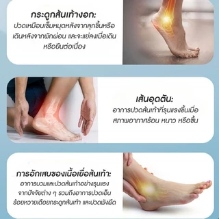 เสริมส้น ผ้ารองส้น ลดปวด เจลซิลิโคนประคองส้นเท้า สำหรับรองช้ำ ปวดส้นเท้า จากการยืนนาน เดินนาน ถนอมส้น 1 คู่ พร้อมส่งจาก