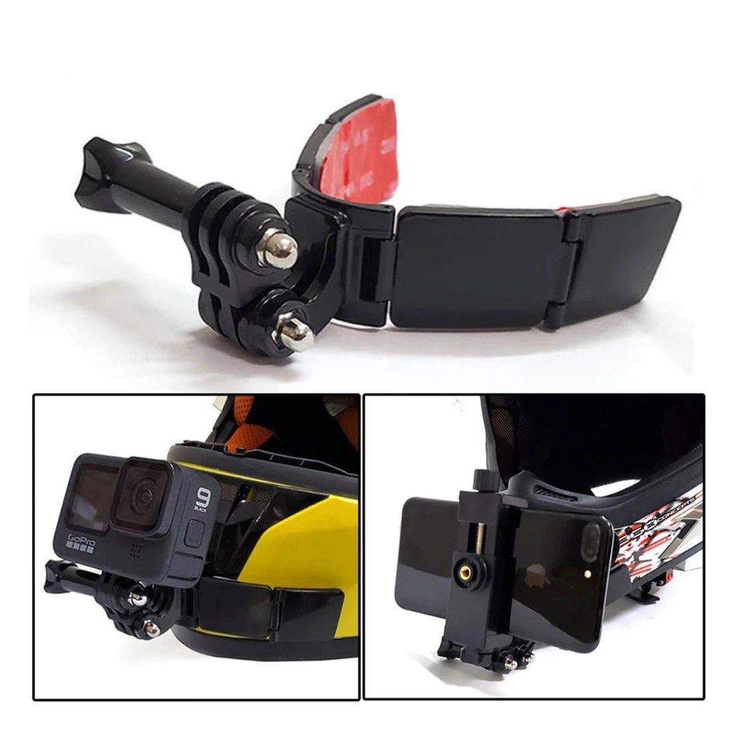 ขาติดหมวกกันน้อค แบบบานพับ สำหรับ กล้องโกโปร กล้องแอคชั่น Helmet Bracket for Gopro,Action Camera ชุดติดหมวกกันน้อค thumbnail 4