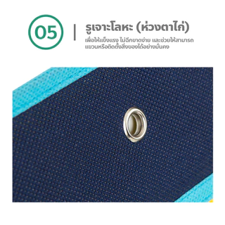 กระเป๋าเก็บของ แบบติดผนัง สีน้ำเงินเหลือง มีให้เลือกหลายขนาด สำหรับเก็บโทรศัพท์
