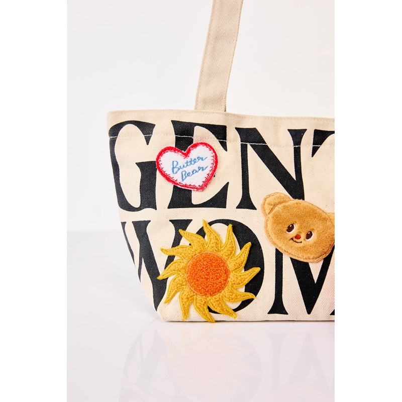 พร้อมส่ง✨Gentlewoman x Butterbear🧸🧈SUMMER SEASON SHOULDER TOTE❤️New in Pack❤️