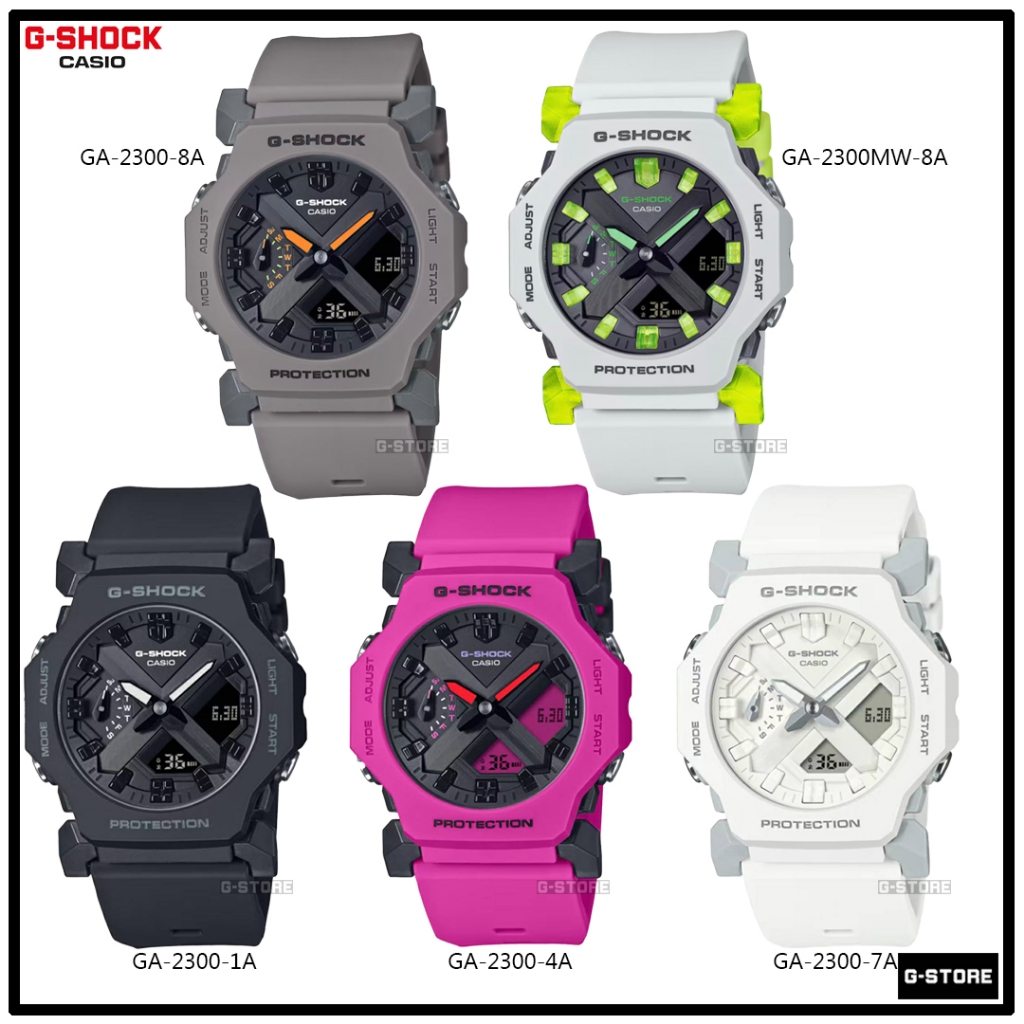 CASIO G-SHOCK รุ่น GA-2300-1 / GA-2300-4 / GA-2300-8 ของแท้รับประกัน 1 ปี GA-2300 GA-2300MW