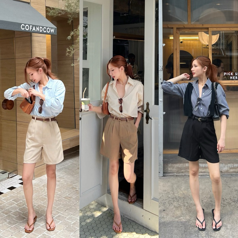 CHUWITHCHUU | OLD MONEY SHORT PANTS