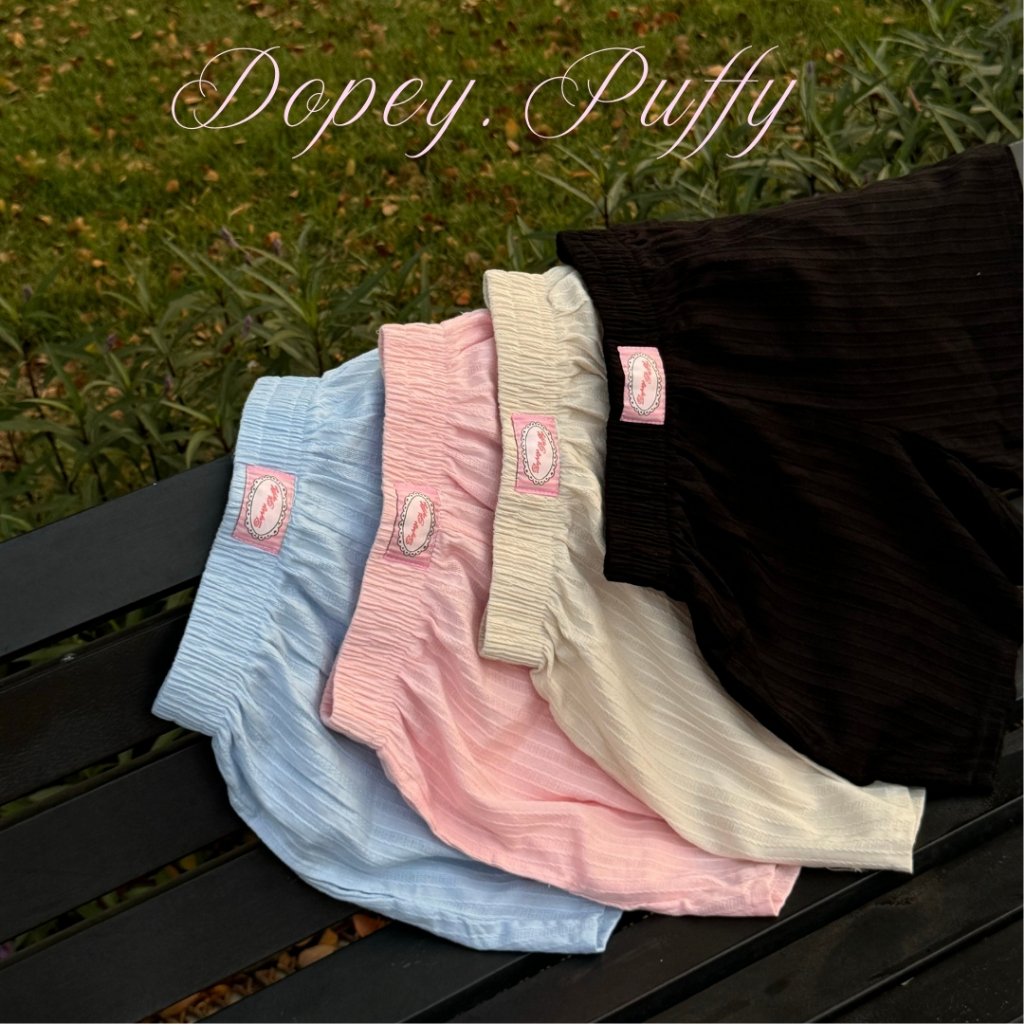 DOPEY.PUFFY / Baby pants กางเกงขาสั้นผ้า cotton