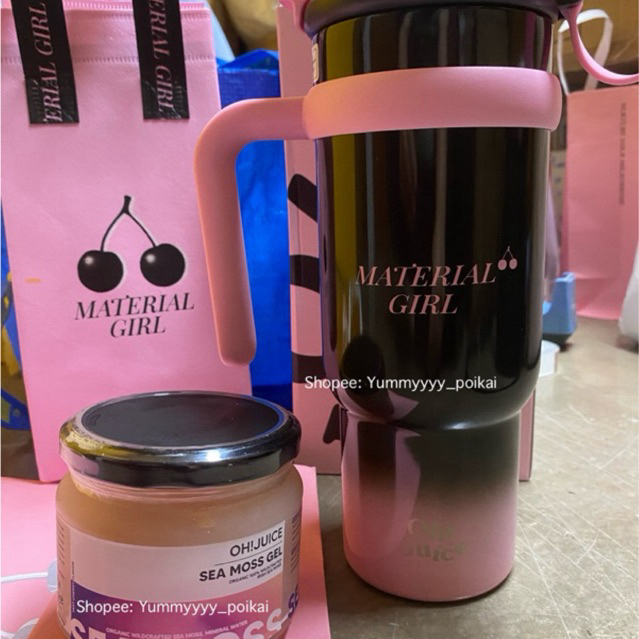 แก้วน้ำ Tumbler 𝗠𝗮𝘁𝗲𝗿𝗶𝗮𝗹 𝗚𝗶𝗿𝗹 𝗧𝘂𝗺𝗯𝗹𝗲𝗿 𝗟𝗶𝗺𝗶𝘁𝗲𝗱 𝗘𝗱𝗶𝘁𝗼𝗻 แท้100% จาก Oh juice❤️