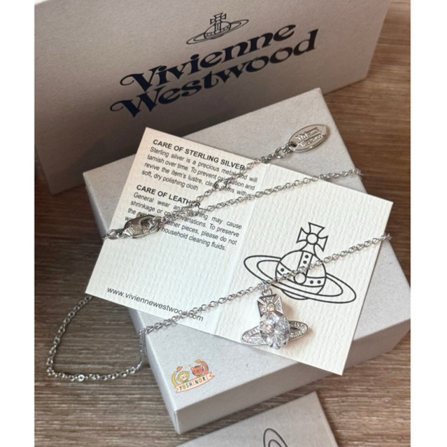 (มีโค้ดลด20% สูงสุด 2,000.-) พร้อมส่ง   สร้อยคอ Vivienne Westwood Ariella Crystal Orb Pendant ของแท้ ราคา ถูกที่สุด ดีลบีเคเค แกลเลอรีภาพที่ 2