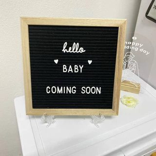 Letter board ป้ายปักอักษร25*25 (ป้าย+อักษร+ขาตั้ง)
