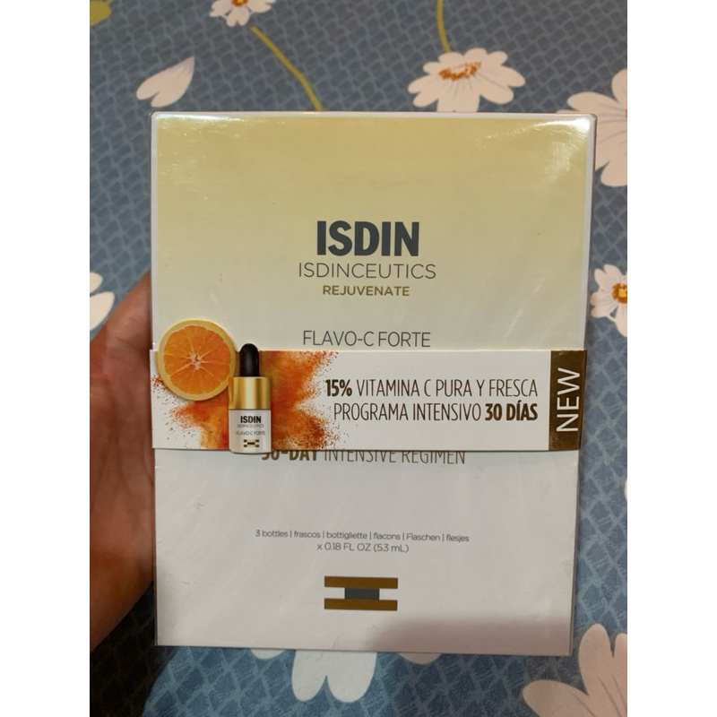 ของใหม่กล่องซีล 3 ขวด isdin isdinceutics rejuvenate flavo-c forte 15% vitamin c ของแท้ ฉลากไทย ซื้อจ
