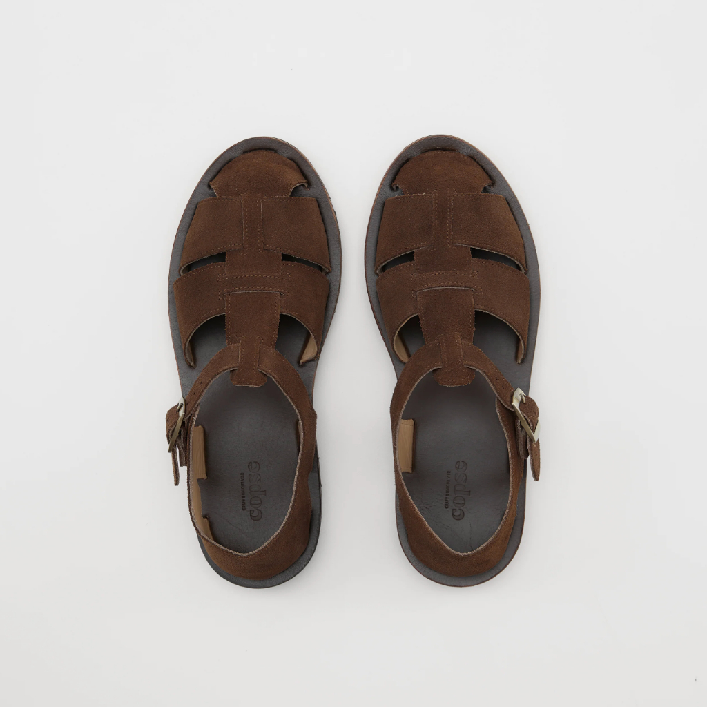 Copse รองเท้าหนัง Aster Sandal - Deep Brown