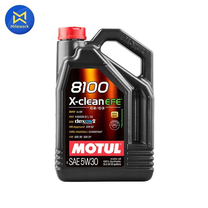 น้ำมันเครื่อง MOTUL-8100 X_CLEAN EFE(5W30)5L (113235)