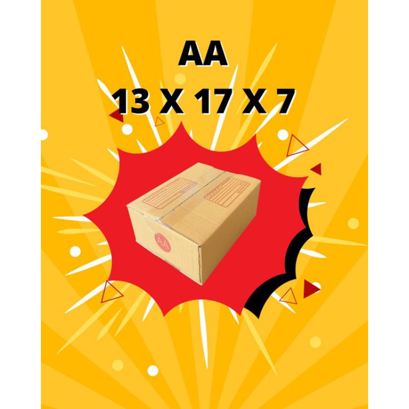 กล่องพร้อมส่ง🇹🇭 📦 10 ใบ เบอร์ AA กล่องไปรษณีย์ กล่องพัสดุ