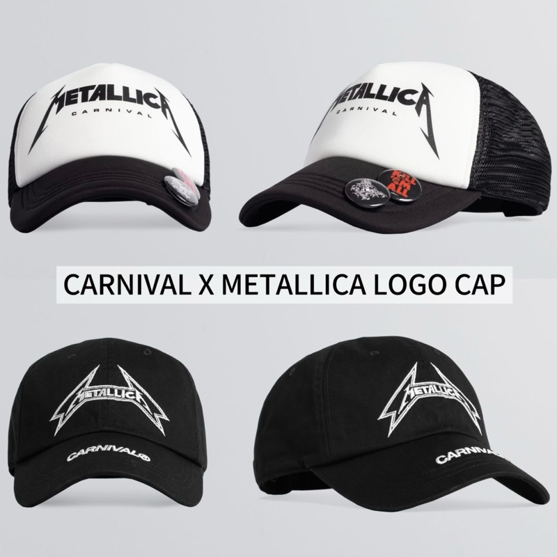 ส่งด่วน กทม ใช้โค้ด30% หมวก CAP CARNIVAL® x Metallica