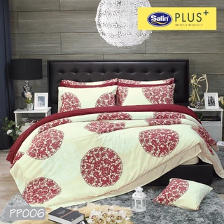 Satin Plus ชุดผ้าปู 6 ฟุต 5 ฟุต มี 5 ชิ้น (ไม่รวมนวม) ผ้านุ่มมาก