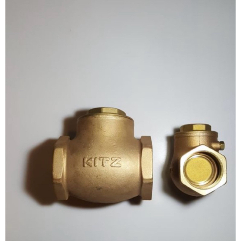 เช็ควาล์วสวิงทองเหลือง 4 นิ้ว Swing check valve จำนวน 1 ตัว