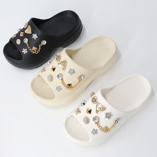 Falisar รองเท้าแตะผู้หญิง ส้นสูง8cm พร้อมระบบกันลื่น ดีไซน์น…