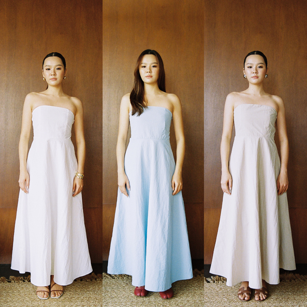 Lull Dress - The Summer Project / เดรสเกาะอก เดรสไปทะเล เดรสไปเที่ยว เดรสยาว เดรสออกงาน