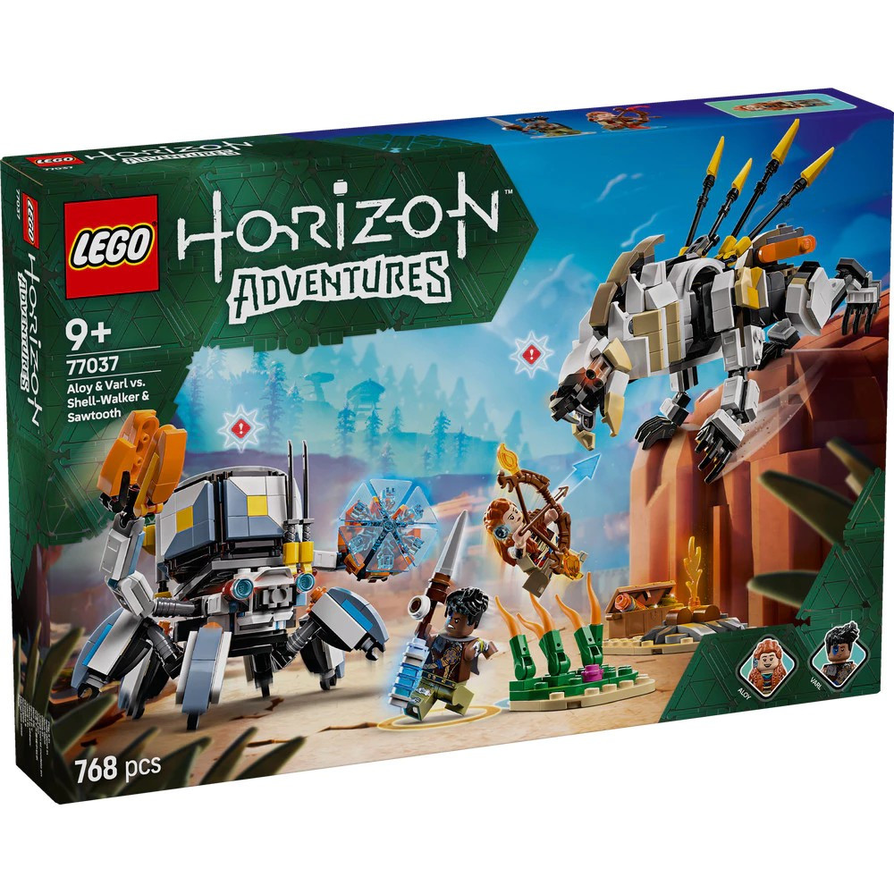 (ใช้โค้ดคุ้ม+ส่งฟรีได้) LEGO 77037 Aloy & Varl vs. Shell-Walker & Sawtooth (Horizon Adventures) ของใ