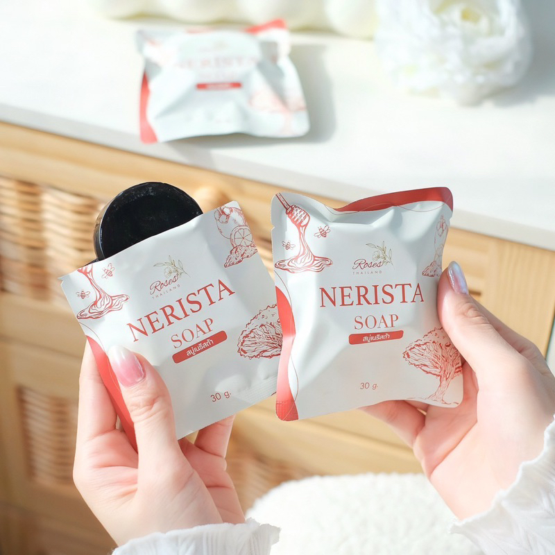 Lot.11ล่าสุด🫧(รับตรงแบรนด์)สบู่เนริสต้า ลดสิว สบู่ล้างหน้าเนริสต้า ผิวแพ้ง่ายใช้ได้ - รูปที่ 3