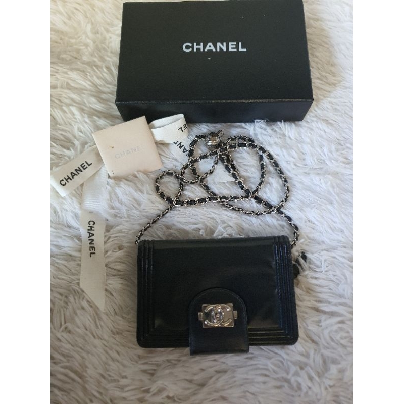 Chanel  boy Wallet ของแท้มือสอง