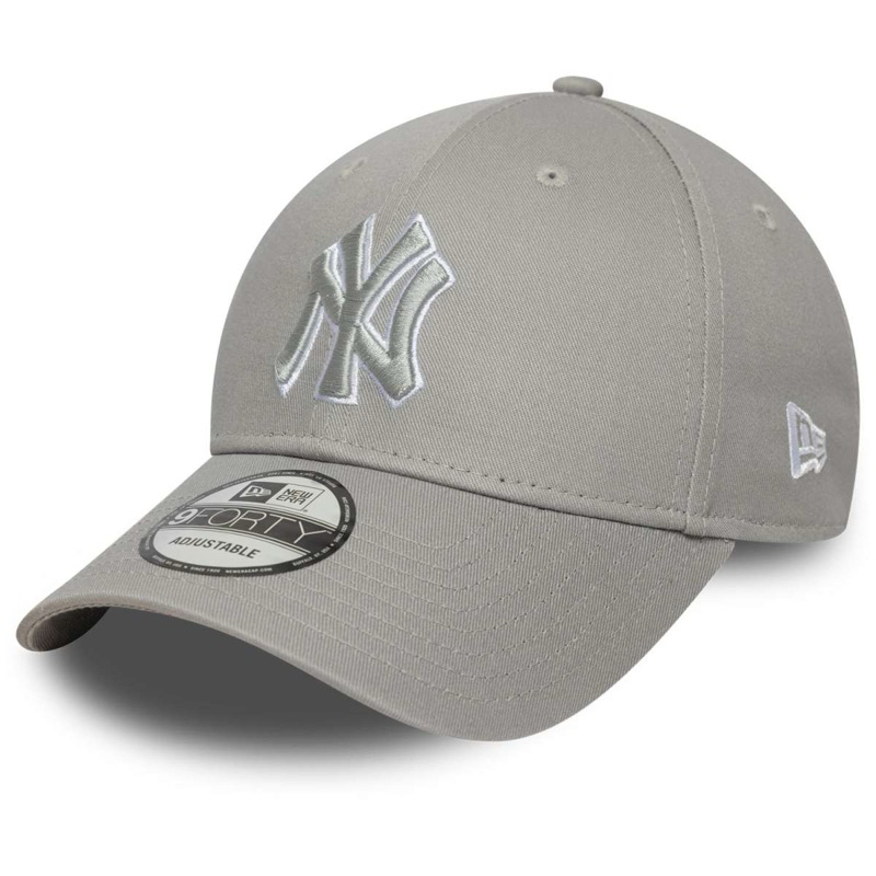 New Era 9Forty Outline Adjustable Cap (Grey)