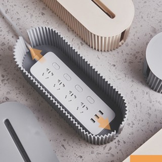 กล่องเก็บสายไฟ กล่องพลาสติกเก็บปลั๊กไฟ จัดเก็บสายไฟ กล่องจัด…