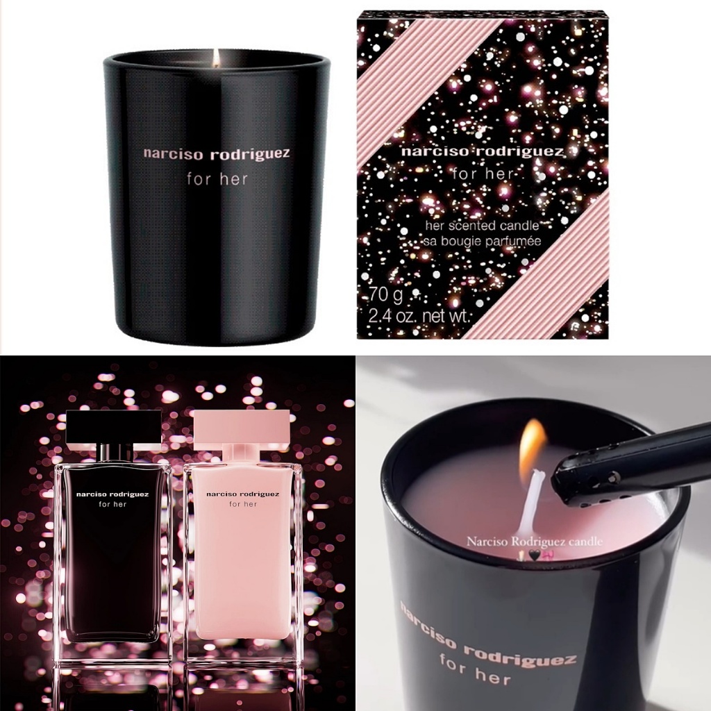 ✨ NARCISO RODRIGUEZ For Her Scented Candle 70 g. / ✨ ARMANI Prive THE YULONG Scented Candle 70 g.