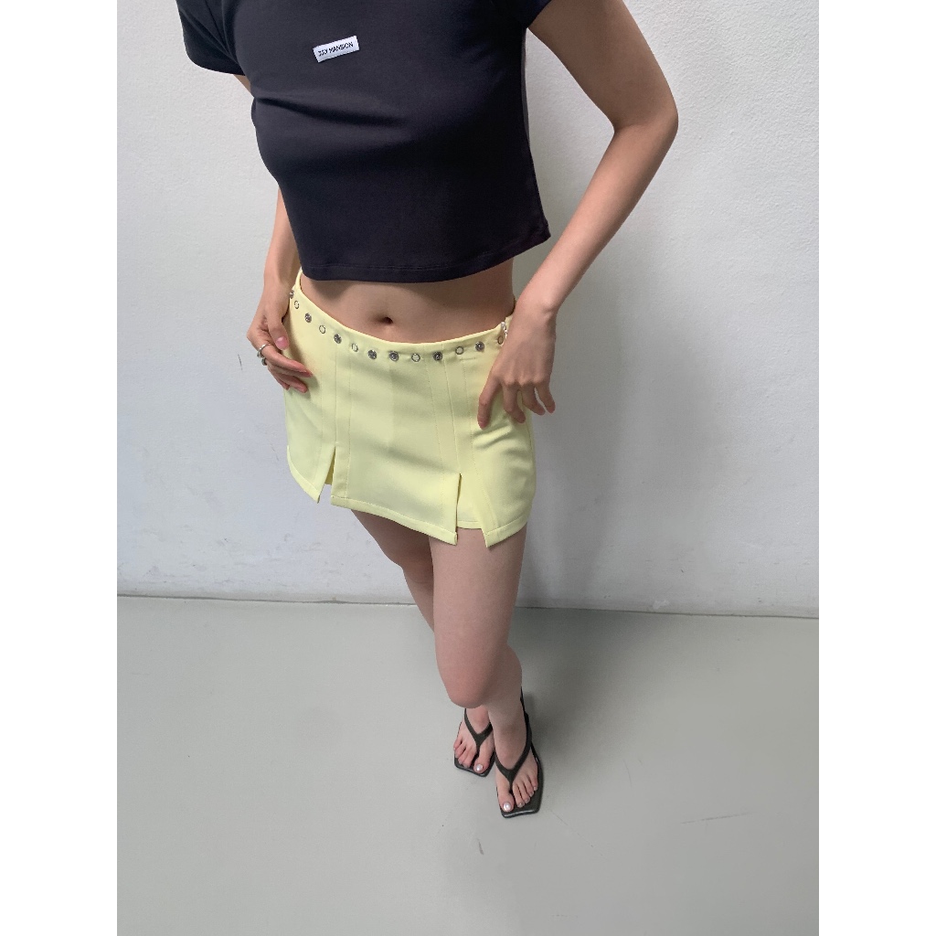 (The July Mansion) Rivet Skort 026