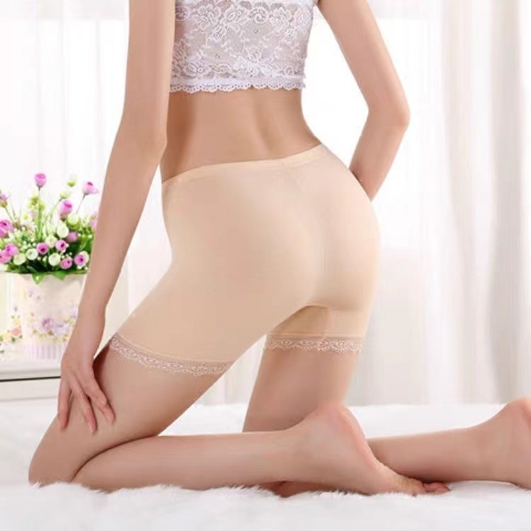 กางเกงซับใน กางเกงกันโป๊  เนื่อผ้าบาง  นิ่ม ไม่มีร่องรอย ระบายอากาศได้ - รูปที่ 3