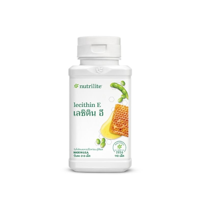 Lecithin E/TH(110เม็ด) ป้องกันไขมันลดคอเลสเตอรอล