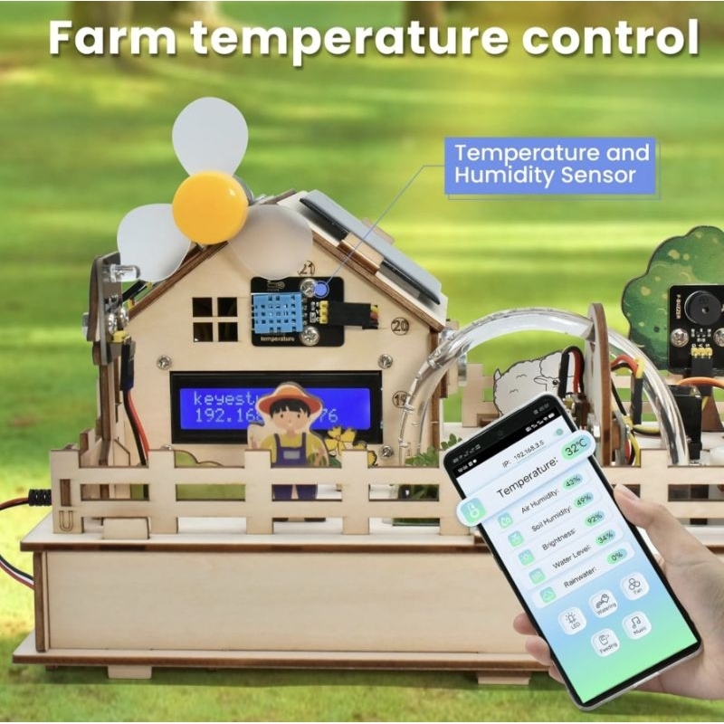 KEYESTUDIO IoT Control สำหรับ Arduino ESP32  kit iOT smart farm ของใหม่ครับ