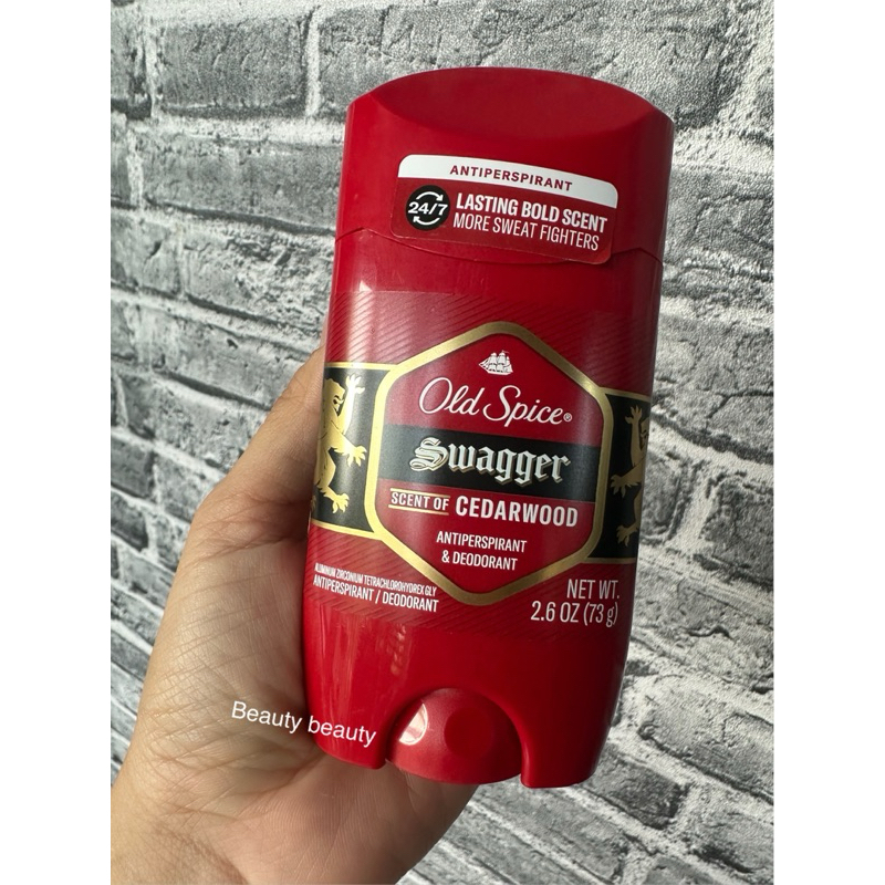 Old Spice Red Antiperspirant Deodorant for Men กลิ่น Swagger 73g.