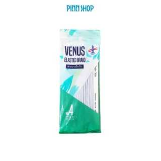 สายยางยืดถักคุณภาพดี ยี่ห้อ VENUS เบอร์ 4, เบอร์ 6, เบอร์ 8, เบอร์ 10, เบอร์ 12, เบอร์ 14, เบอร์ 16 ความยาว 12 หลา