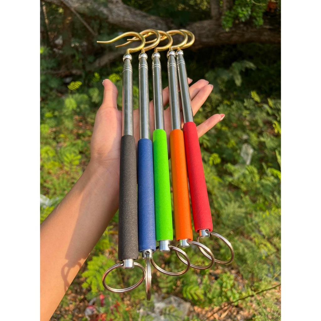 ตะขอแขวนกรงนก ไม้แขวนจองราว ตะขอสแตนเลสแขวนกรงปรับระดับได้