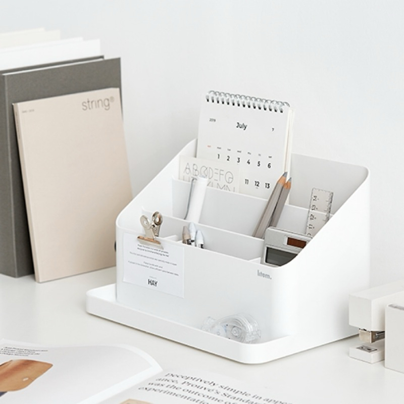 พรีออเดอร์ ชั้นวางlitem ชั้นวางเกาหลี จัดระเบียบโต๊ะ สีขาว