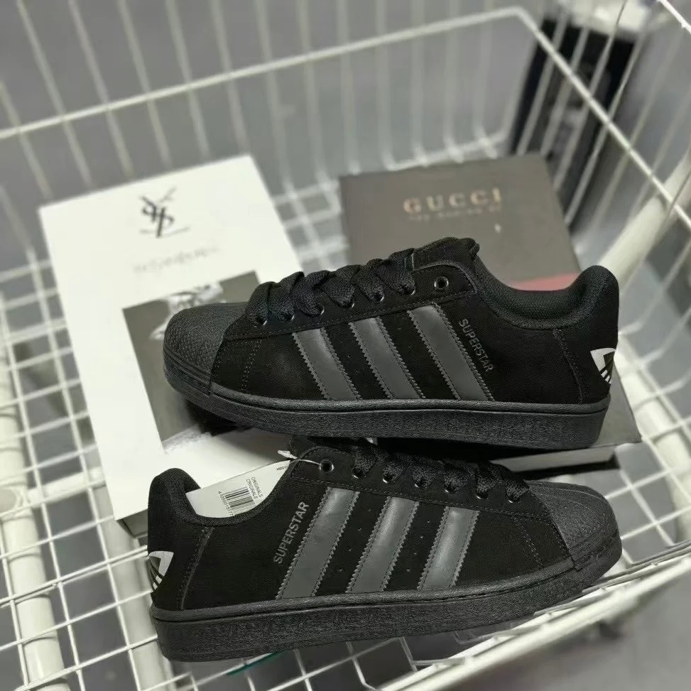 [ ของแท้💯 ]รองเท้า Campus 00S กันลื่นสสีดำแฟชั่นย้อนยุค  Unisexรองเท้าขนมปัง