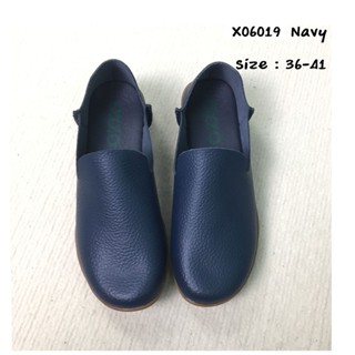 OXXO รองเท้าเพื่อสุขภาพหนังแท้ หนังวัว หนังนิ่มมากใส่สบายมีป…