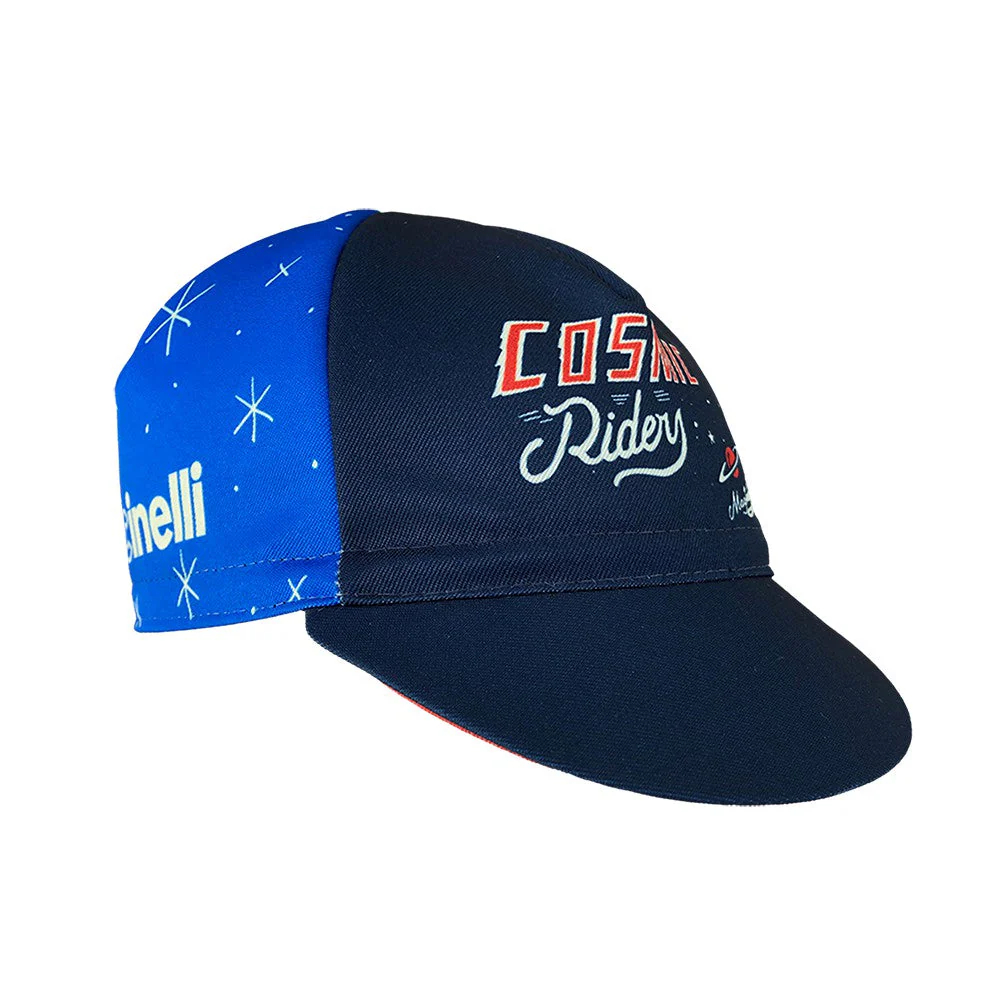 CINELLI CYCLING CAP - SERGIO MORA 'COSMIC RIDERS' BLUE