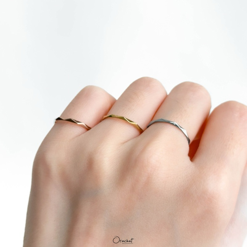 Orachat | Ren 14k ring. (แหวนตัวเรือนสแตนเลส)