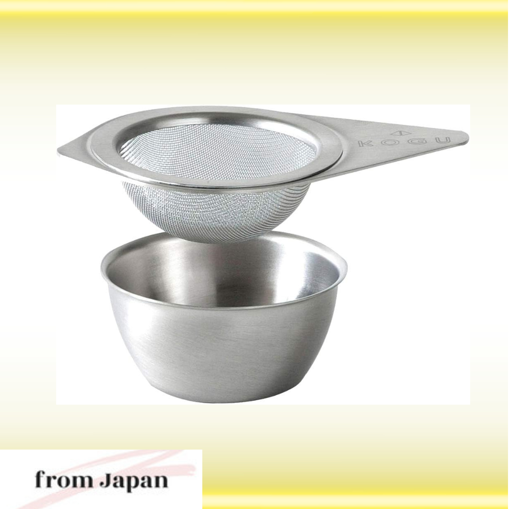 KOGU ที่กรองชา Tea Strainer 40637 - Made in Japan, Stainless Steel - Tsubame-Sanjo shimomura kihan