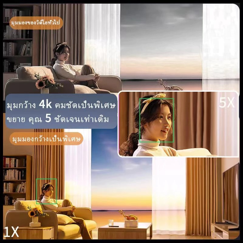 【100% V380 Pro】กล้องหลอดไฟ 5MP HD กล้องวงจรปิด ip Camera เชื่อมต่อไวไฟสัญญาณดี 5ล้านพิกเซล ดูผ่านมือถือ ของแท้ ภาพชัด